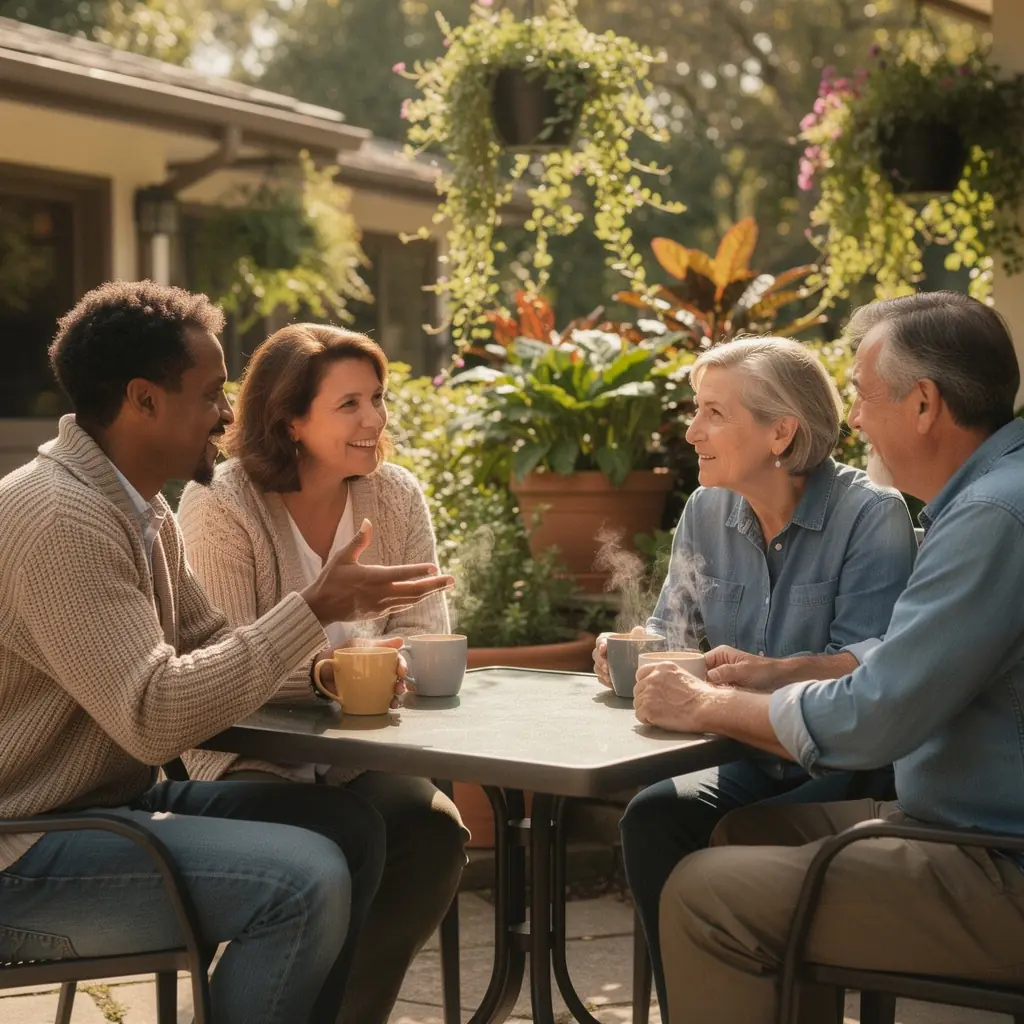 Современная квартира с видом на зеленый парк